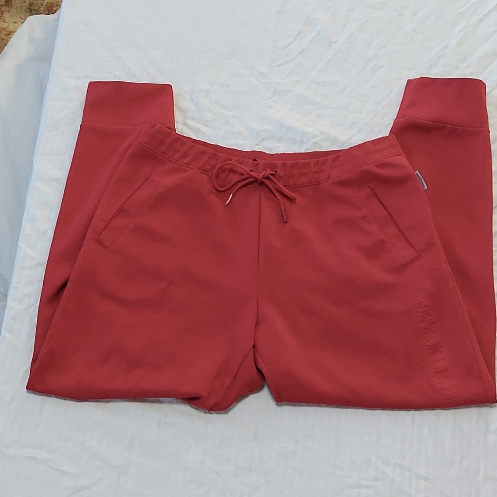 Armani Exchange Ladies Red Sweat Pants Size Large